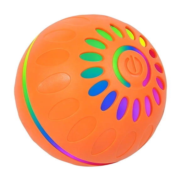 Fheaev Interactive Pet Toys for Indoor Boredom Dog Toys Dog Ball Rolling Ball Motorized Dog Toy Auto Entertainment Boredom Relief Smart Chew Proof Interactive Dog Ball Molar Chew Toy