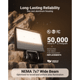 thumbnail image 7 of Sunco Outdoor Flood Light LED, Exterior Wall Mount Security, 22500 Lumens, Dusk to Dawn, 80W/100W/150W, 3000K/4000K/5000K, Dimmable (0-10V), IP65 Waterproof UL/DLC 4 Pack, 7 of 7