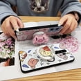 thumbnail image 3 of LYM-Phone Case For MOTO Edge 5G 2024, TPU Cartoon Simplicity Skin feel silicone Durable Anti-knock Soft Case Kickstand Glitter Phone Lens Protection Waterproof Back Cover cute Quicksand, 3 of 9