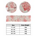 thumbnail image 6 of Xipuska Coastal Red Bed Runners for Queen Size Bed, Decorative Bed Throws for Foot of Bed, Nautical Coral Seahorse Starfish Shell Bed Runner Sofa Throw Bedding Scarf Protector Slipcover for Bedroom, 6 of 6