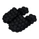 thumbnail image 1 of Zapatillas de baño de espuma antideslizantes suaves para mujer y hombre, divertidas zapatillas de burbujas de lichi, zapatillas de casa de verano, sandalias de masaje de playa transpirables, zapatillas para interiores y exteriores, negro 39/40 Rojo Verde, 1 of 5