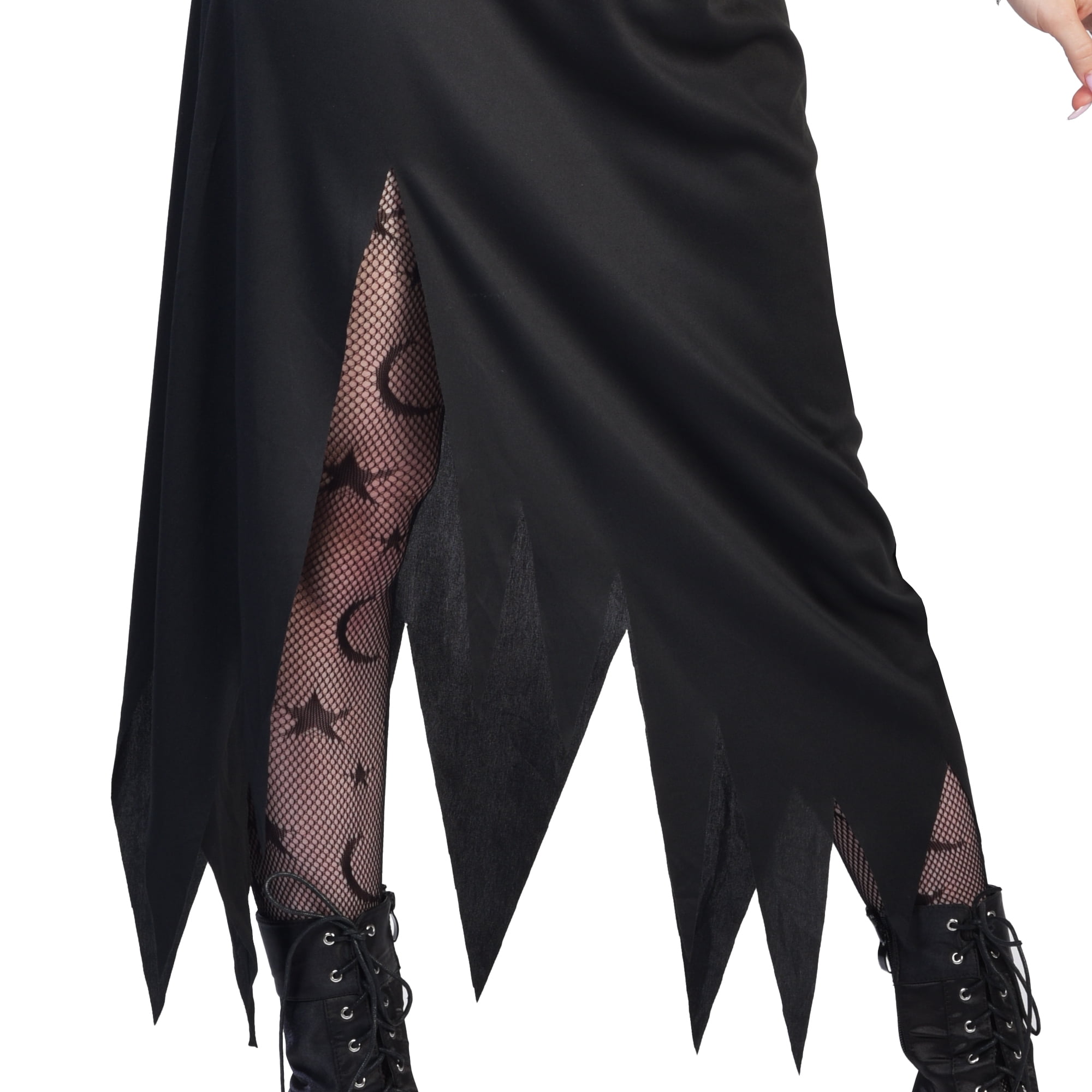 Classic Witch Halloween Costume for Adults, Women's Size M (8/10), by Way to Celebrate
