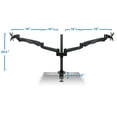 thumbnail image 4 of Mount-It! Full Motion Dual Monitor Mount,  Spring Arm, Fits 13"-27" Monitor Sizes, 4 of 10