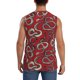 thumbnail image 4 of Balery Snake Camisetas sin mangas para hombre, absorbe la humedad y protege contra el mal olor.-Large, 4 of 7