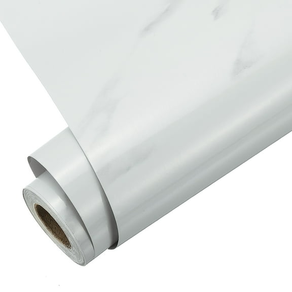 Uxcell Marble Contact Paper, 78.7x15.8 Inch Peel Stick Countertop Self Adhesive for Kitchen Cabinets and Bathroom Cloud White