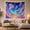 Starry Jellies, variant on Bioluminescent Jellyfish in Cosmic Nebula with Stars and Moon, Dreamy Fantasy for Space Lovers, Ethereal Ocean Digital Art, Birthday Gift Tapestry Wall Hanging for Bedroom and Living Room