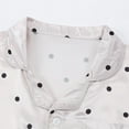 thumbnail image 4 of 5-14T Little Girls Button Down Pajamas Kids Polka Dot Print Nightwear Short Sleeve Top Long Pant Sleepwear, 4 of 7