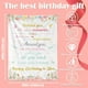 thumbnail image 2 of LHSHID 21st Birthday Blanket Gifts for Her Blanket Flannel Soft and Comfortable Anti static Bed Sofa Blanket 60x80in, 2 of 5
