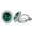 E, variant on Yoursfs Green Clip on Earrings for Women Oval CZ Halo Clip Earring Austria Crystal Gold Plated Zircon Jewelry