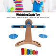 thumbnail image 4 of HLONK Wooden Weighing Scale Toy Set Educational Balancing Scale Toy Math Teaching Toy For Children Weighing Scale Toy Balancing Scale Toy, 4 of 8