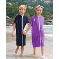 thumbnail image 4 of Sudadera con Capucha para Niñas BesserBay de Tela Toalla Azul Marina 9-10A, 4 of 5