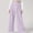 *Purple, variant on ClodeEU Women Wide Leg High Waist Suit Pants,Loose Fit Back Elastic Waist Pleated Front Trousers for Work Casual Pink,Womens Plus XS