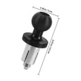 thumbnail image 2 of unbranded Base Con Bola Para Montaje En Manillar De Motocicleta Multipropósito, 2 of 8