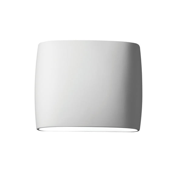 Justice Design Group Cer-8855W Ambiance 2 Light 10" Tall Led Oval Outdoor Wall Sconce -
