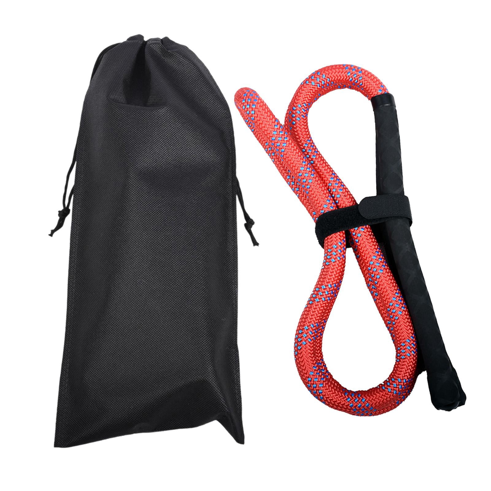 harayaa Golf Swing Rope Trainer Golf Practice Anti Slip Grip Golf Swing Red Rope Black Grip