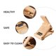 thumbnail image 5 of 1 prensador de masa creativo de madera para hacer dumplings (color tronco), 5 of 7
