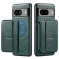 thumbnail image 2 of Wallet Case for Google Pixel 7, Compatible with MagSafe for Men Women, Detachable Magnetic Clasp Wallet Phone Case with Card Slots Holder RFID Blocking for Google Pixel 7, Green, 2 of 12