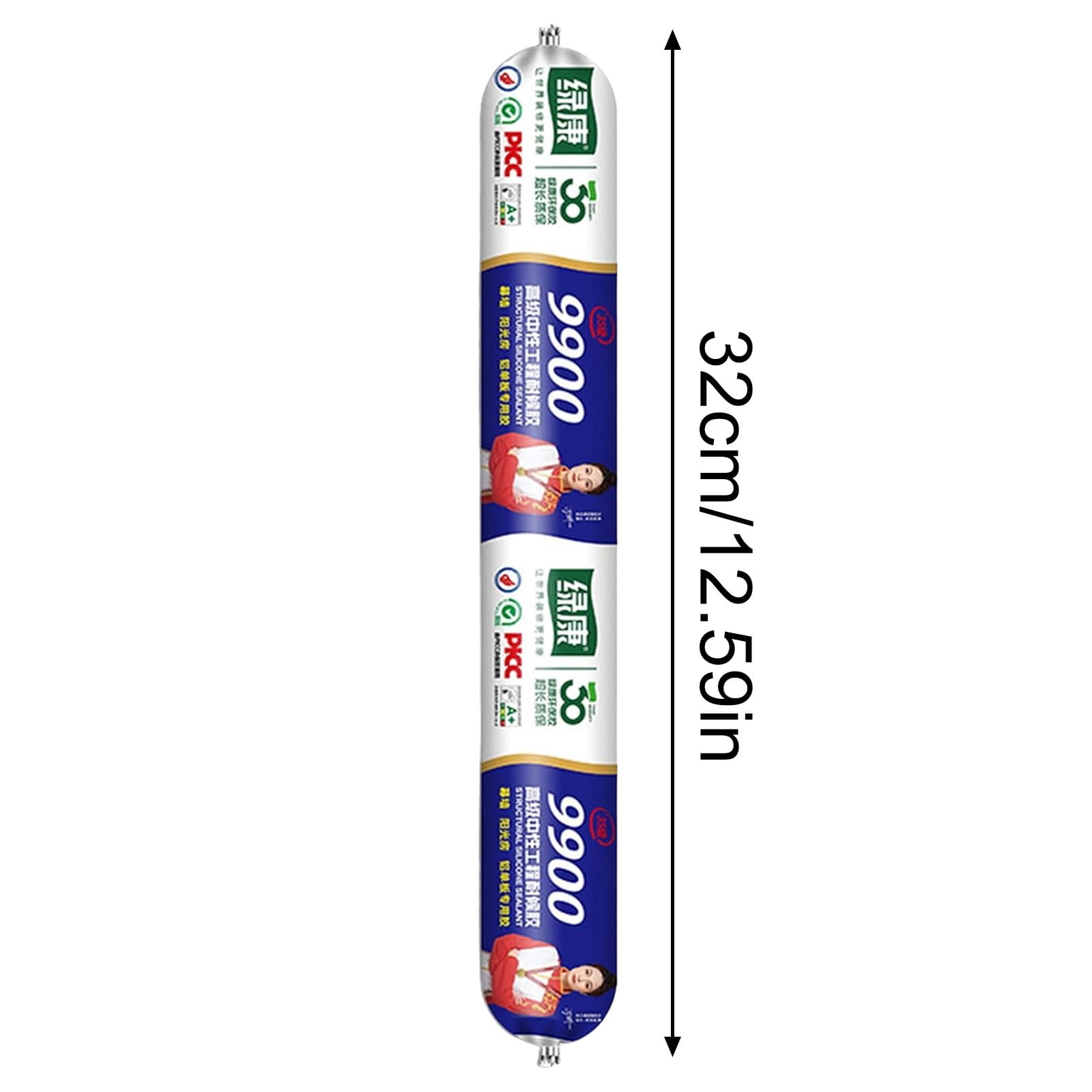 Outdoor Silicone Sealant, Black Uv Resistant Crack Solution, 9900 Silicon Sealant, Outdoor Crack Solution, Uv & Weather Resistant, for Curtain Walls, Metal & Stone Bonding