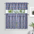 thumbnail image 2 of Kitchen Curtains 36 Inch Short - 3 Panel Set Watermelon Print, Rod Pocket Window Curtains 100% Polyester, Tropical Fruit Valance for Farmhouse, Cafe, Living Room, Bedroom, Easy Wash, 2 of 6