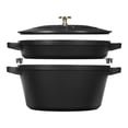thumbnail image 1 of STAUB Stackable Set Stackable Set  3 Piece Cast Iron, Black, 1 of 11