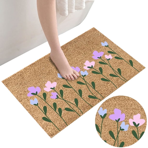 Alfabetón Puerta Perfil Estera Bienvenida Verano No Deslizamiento Decorativo 40x60 Cm para Entrada Baño
