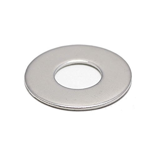FOREVERBOLT FBFLWASH1LOD2P10 Flat Washer, Standard, 18-8 SS, 1 inch, 18-8 Stainless Steel, Finish NL-19, PK 10