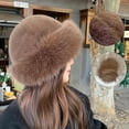 thumbnail image 3 of Womens Winter Faux Fur Bucket Hat, Fur Hat For Women & Warm Faux Mink Plush Design, Fluffy Fisherman Fuzzy Bucket Hat for Cold Weather Protection, 3 of 11