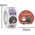 thumbnail image 4 of 500 piezas de pegatinas navideñas en rollo, etiquetas de Navidad para sobres de vacaciones de invierno, etiquetas adhesivas para fiestas de Navidad, libros, tarjetas, decoración, regalo, 4 of 5