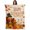 Beige, variant on Turkey Thanksgiving Blanket Soft Cozy Warm Throw Blanket for Couch, Plush Fuzzy Flannel Blankets for Sofa, Fall Rustic Pumpkins Branches Leaves Bed Blankets Lightweight Gifts for Women, 30"x40"
