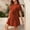 Red, variant on Women's Short Sleeve Maternity Dress, Loose Fit Casual Crew Neck Flowy Summer Belted Mini Dresses