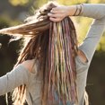 thumbnail image 3 of 6pcs Hair Rope String Girls Colored Hair Braiding Ropes Kids Hair Styling Tools, 3 of 9