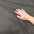 thumbnail image 3 of 300-Thread Count Breathable Cotton Percale Solid 2-Piece Duvet Cover Set with Matching Pillow Shams, Twin, Grey by Blue Nile Mills, 3 of 5