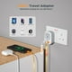 thumbnail image 4 of Adaptador de enchufe TESSAN de EE. UU. a Reino Unido tipo G con 3 cargadores USB de 2500 W, 4 of 6