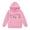 Pink, variant on Big Girl' Hoodies Sweatshirts Cute Cartoon Print Long Sleeve Drawstring Hooded Pullover with Pocket Sweatshirt Tops Size 12-13T ,Pink