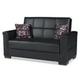 thumbnail image 4 of Ottomanson Origins Pro Sleeper Loveseat, Black Leatherette, 4 of 10