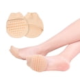 thumbnail image 2 of HESITONE Silicone Forefoot Pad Insoles Women High Heel Foot Blister Care Toes Insert Pads, 2 of 14