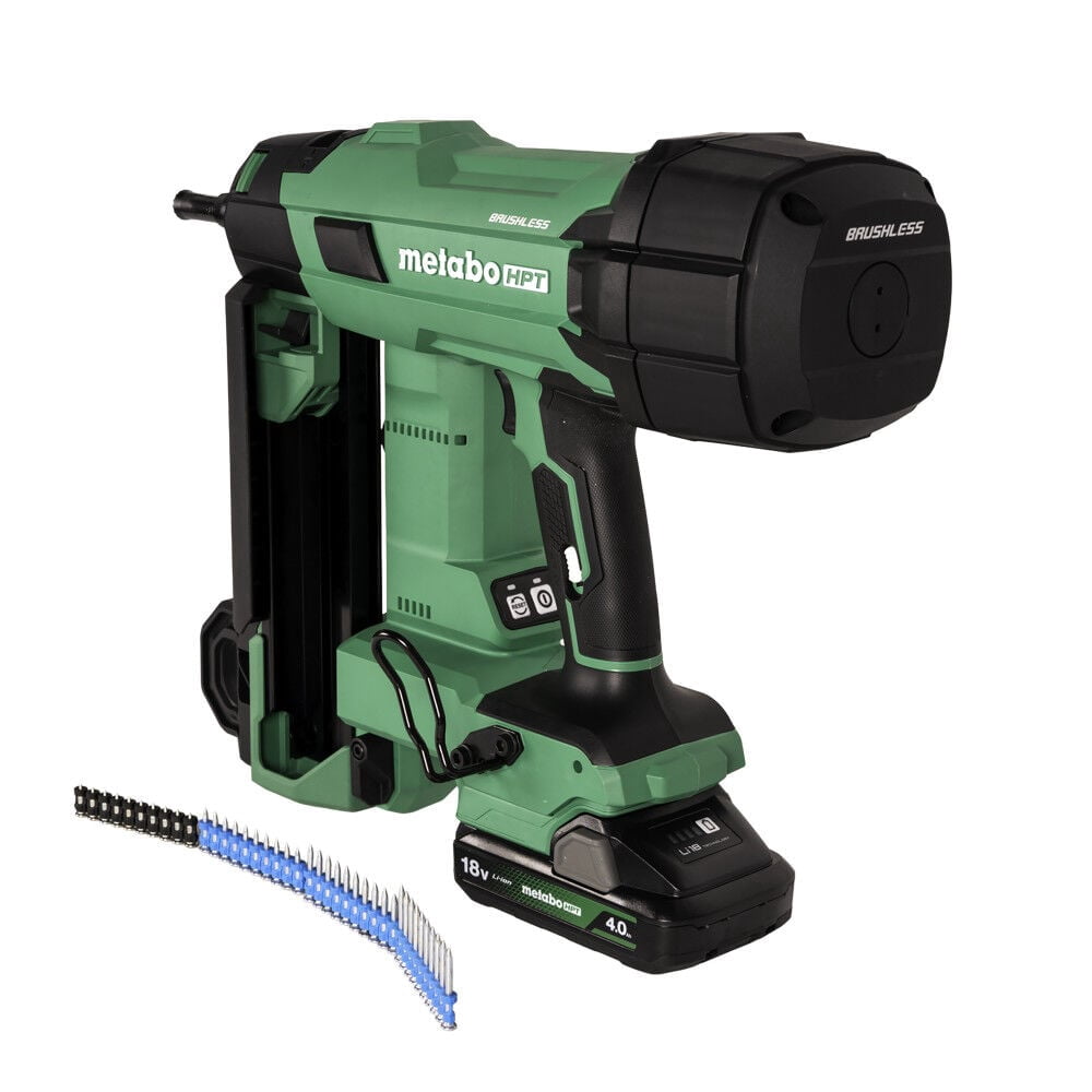 Metabo Hpt 18V 1-9/16 Inch Cordless Concrete Pin Nailer Kit