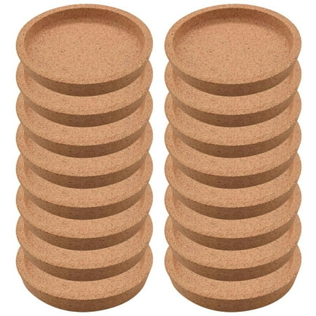 

Round Cork Coasters for Drinks 4 Inch Absorbent Round Cork for Most Kind of Mugs in Office Home or Glasses Cup