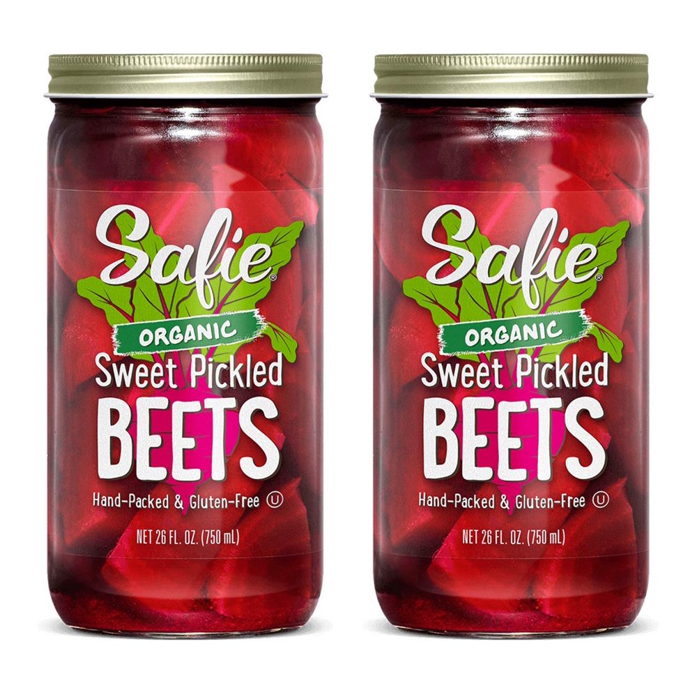 Safie Foods Sweet Pickled Beets, 2Pack, 26 oz. Jars Sweet