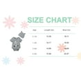 thumbnail image 2 of NZRVAWS Newborn Baby Girl Romper Short Sleeve Bear Print Romper Top with Hat 1-3 Months Baby Girl Clothes,Gray, 2 of 8