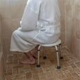thumbnail image 3 of Pemberly Row 18" Round Adjustable Bath and Shower Stool in White, 3 of 13