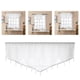 thumbnail image 4 of Cortinas modernas con bolsillo para barra, cenefa para privacidad, cortinas cortas, cenefa para ventana, cocina Opción 2 Blanco, 4 of 8