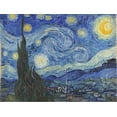 thumbnail image 2 of Art.com The Starry Night, June 1889 Stretched Canvas Print Wall Art by Vincent van Gogh, 32" x 24", 2 of 4