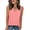 Red, variant on Wiholl Tank Tops for Women Summer V Neck T Shirts Trendy Sleeveless Basic Tee Loose Fit 2026 Fashion