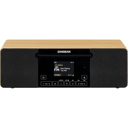 Sangean WR-60 AM/FM-RBDS/CD/AUX/Bluetooth Wooden Cabinet Radio