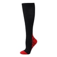 thumbnail image 1 of TIEVOSA Adult Fashion Gradient Sports Compression Socks Elastic Socks Slim Leg Long Socks Calf Socks Compression Socks（Red）, 1 of 2