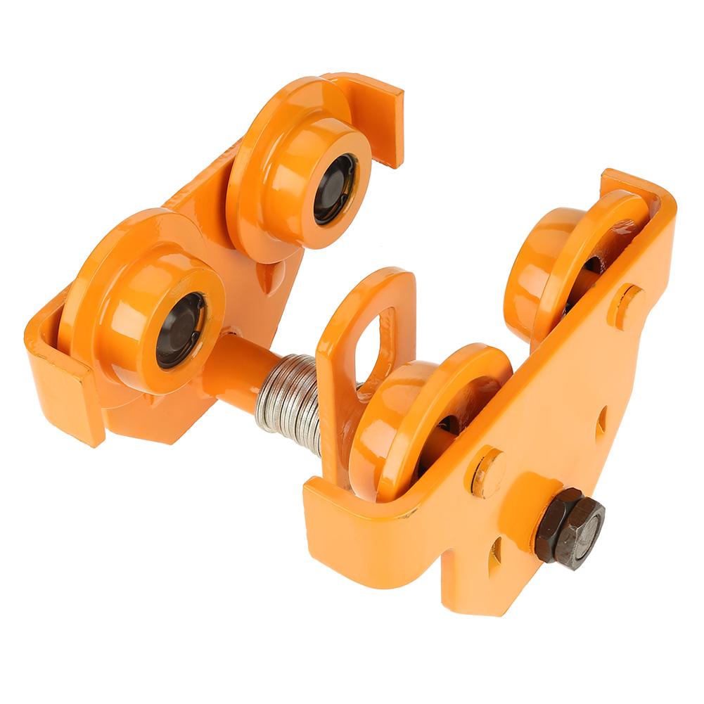 HERCHR Push Trolley, 1 Ton Pull Capacity Adjustable Stainless Steel