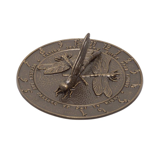 Whitehall Products Cadran Solaire Libellule, Bronze Français