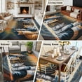 thumbnail image 6 of Area Rug 60×96in, Retro Cat Oil Painting Floor Carpet Living Room Rug, Medieval Animal Theme Non-Slip Welcome Mat Indoor Rugs for Bedroom Dining Room, 6 of 9