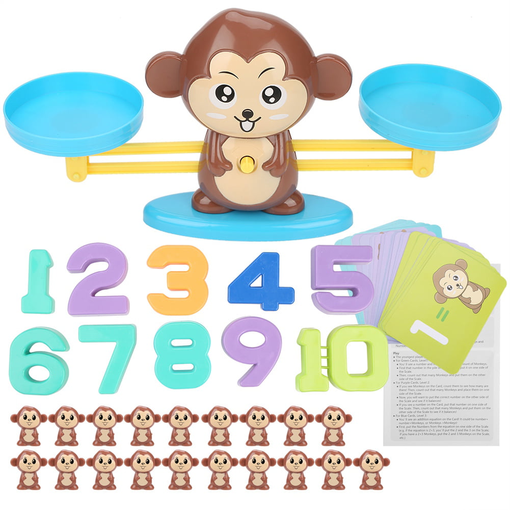Chimpanzé et Zee Comptage 123 Puzzle Âge 3 jouet éducatif 